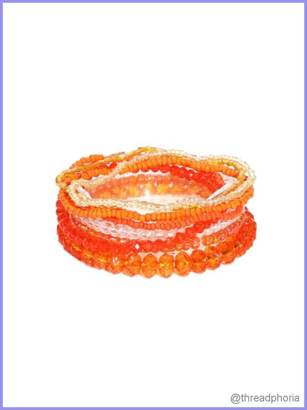 Bohemian Stackable Seed Beaded Bracelets Multilayer Charm Bangle for Women BFF